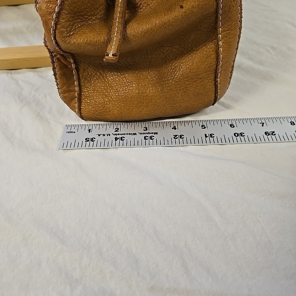 American Leather Co. Brookfield Hobo Shoulder Handbag Leather Shopper - Picture 16 of 16